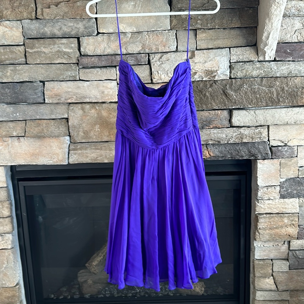 Halston dress in purple, size 4.